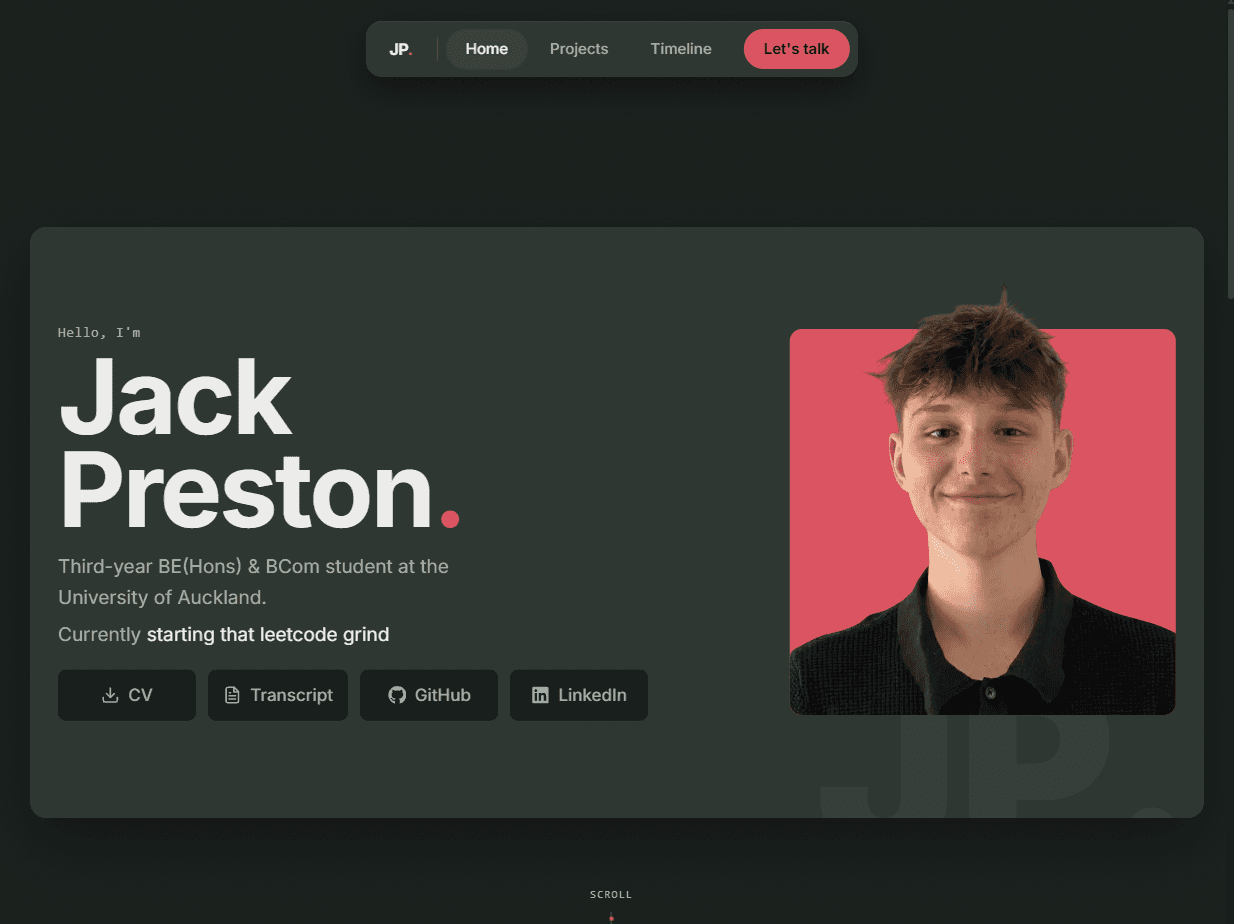 Jack Preston's website